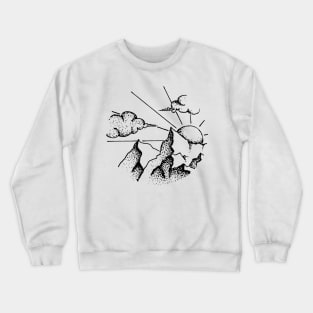 Mountain Sun Rise Crewneck Sweatshirt